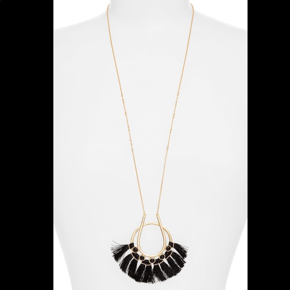 NEW Rebecca Minkoff Utopia Tassel Pendant Necklace